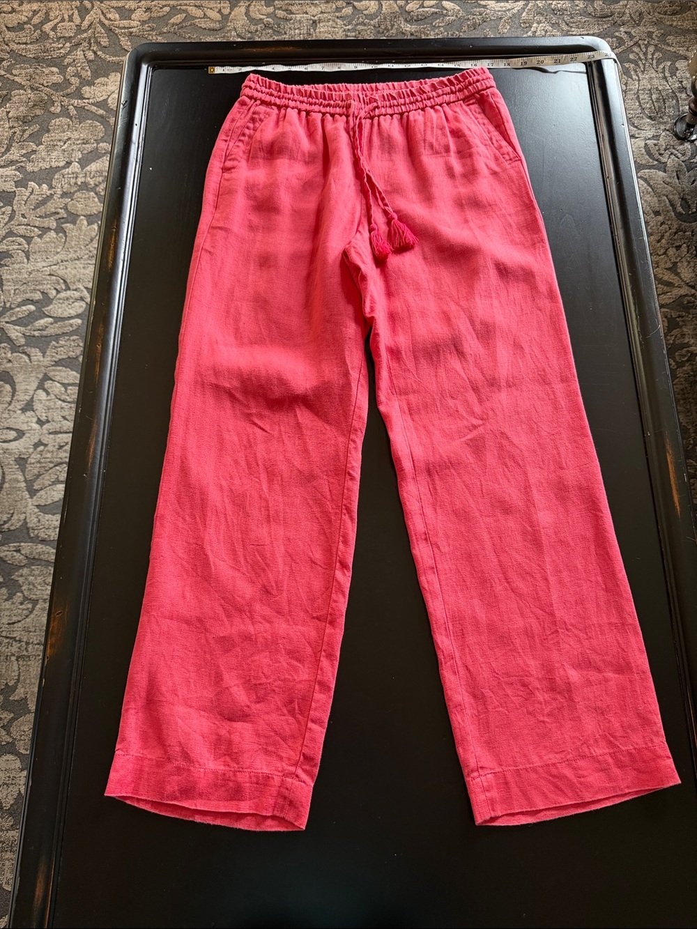 Talbots women’s linen Coral Pull-On Casual Pants